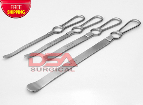 Darrach Retractor Orthopedic Surgical Instruments Set of 4 Pcs