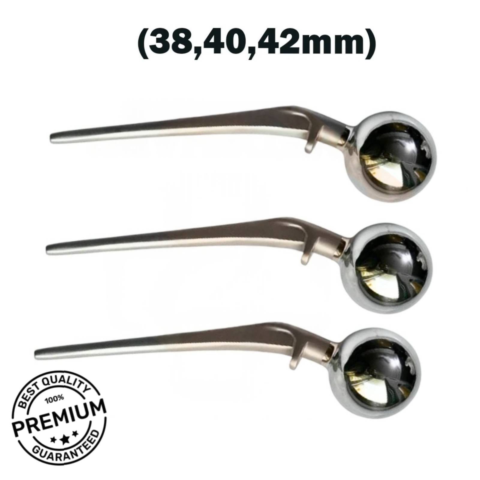 Lazcano Hip Prosthesis 38, 40, 42mm Sizes Orthopedic Instruments