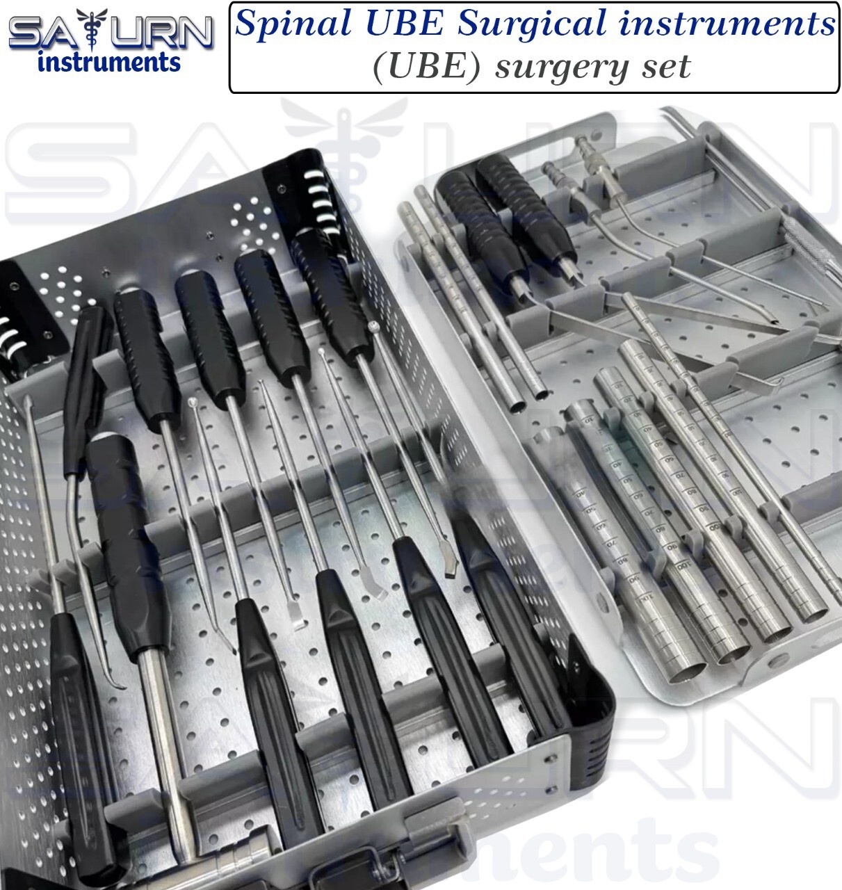 Unilateral Biportal Endoscopic UBE Spine Surgery Set Orthopedic Instrument Set,