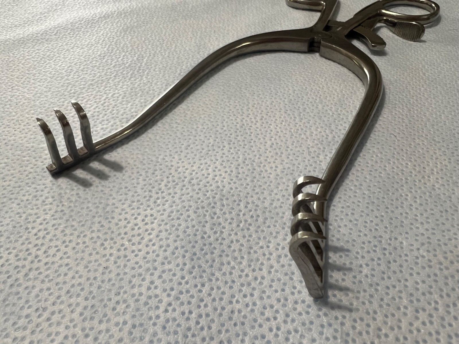 Zimmer 3045-02 Straight Weitlaner Retractor 3X4 Blunt Prongs 7-1/2″ Length