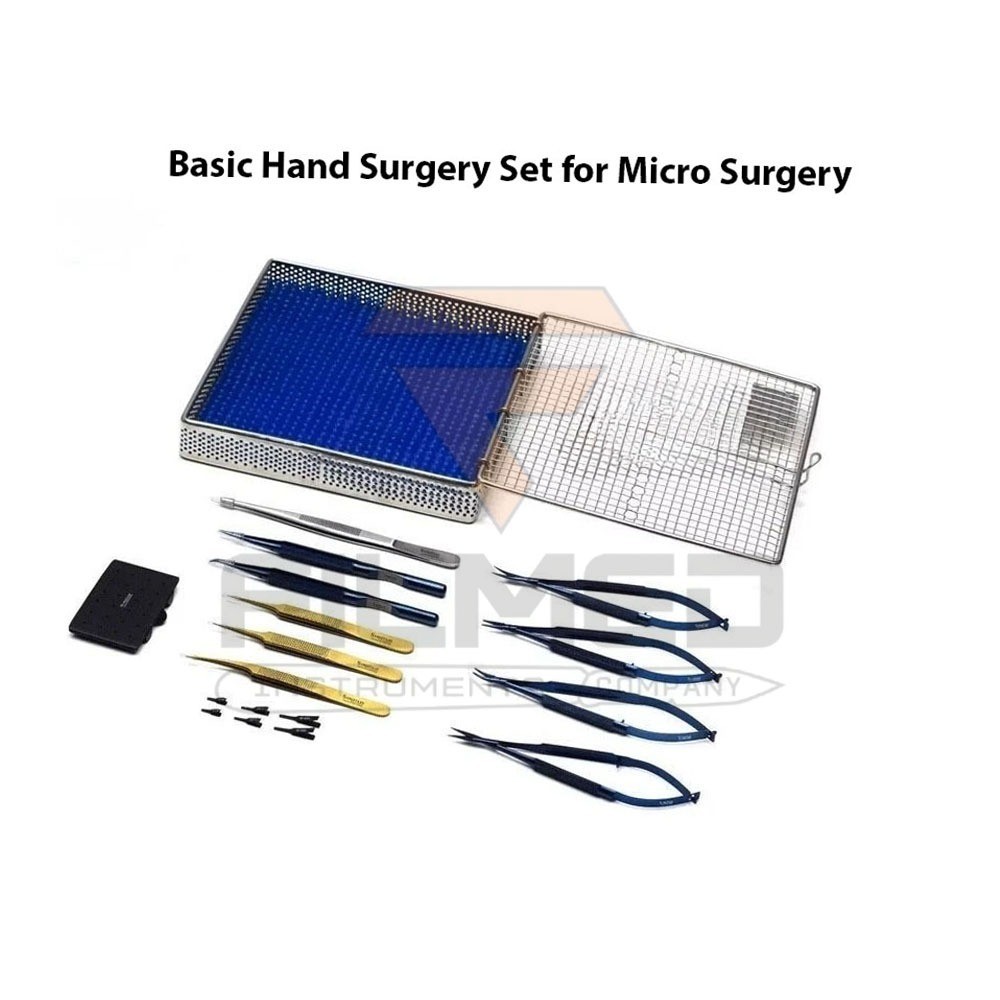 Basic Hand Surgery Set for Micro Surgery Surgical Instruments Medic