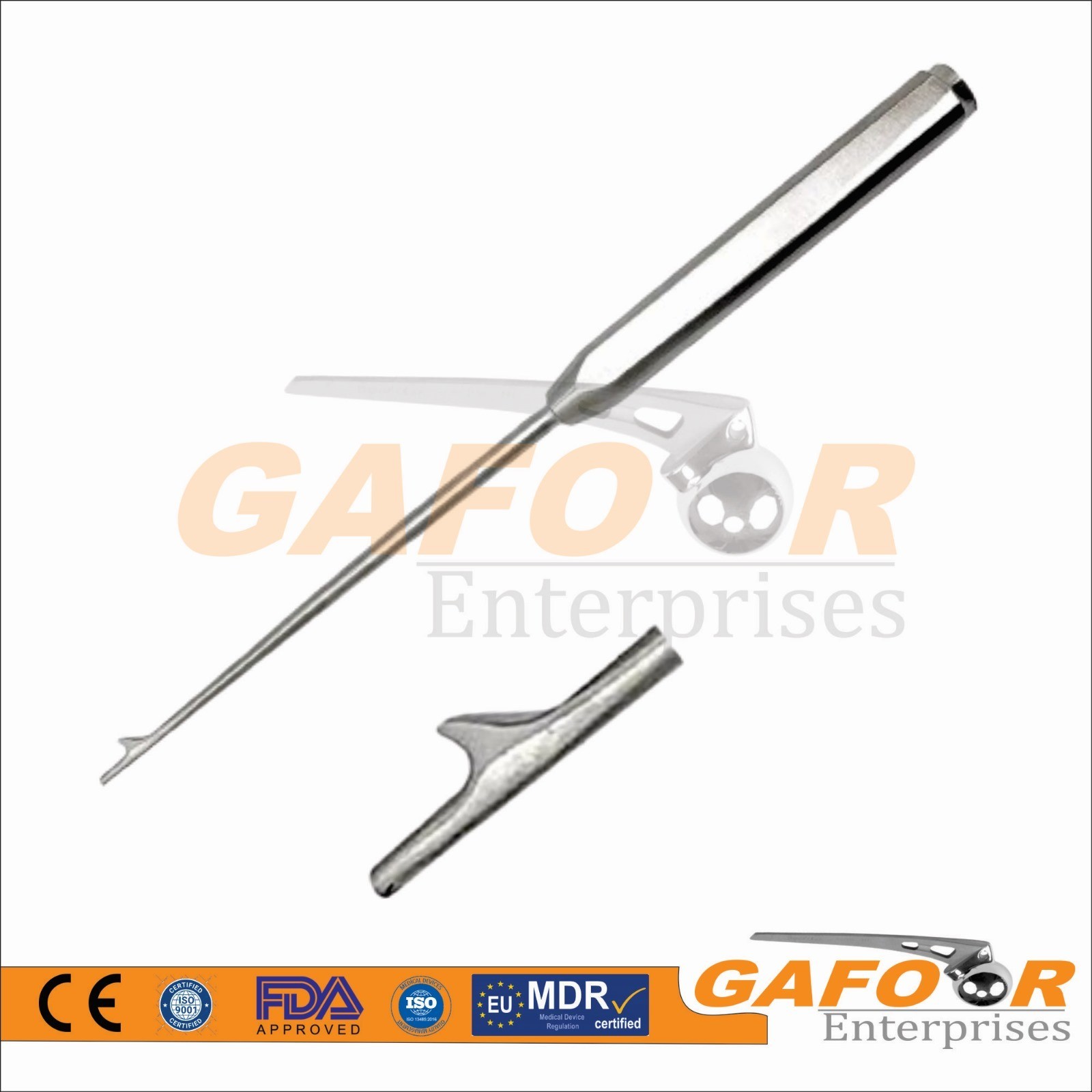 Tunnel Notcher 25 cm – 10″ Knee Impactor Orthopedic Surgical Instruments