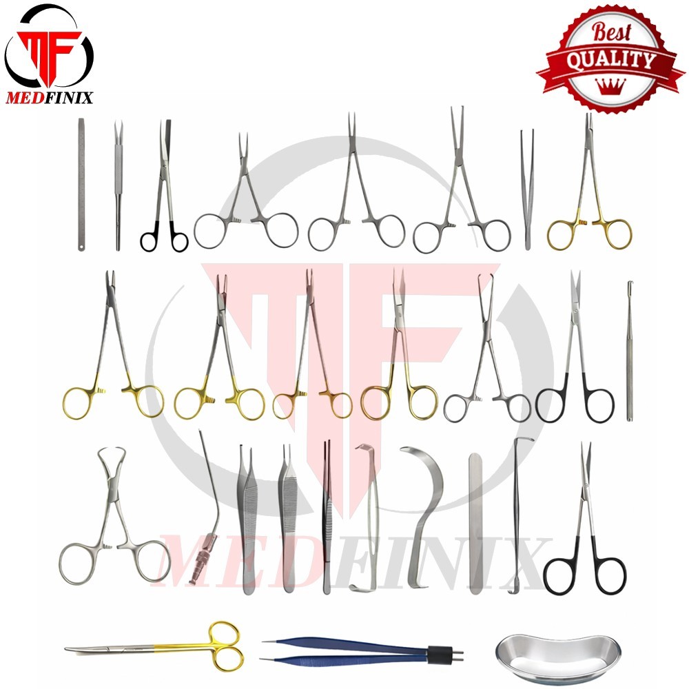 Tebbetts Breast Surgery Instruments Set of 48 Pcs Breast Augmentation