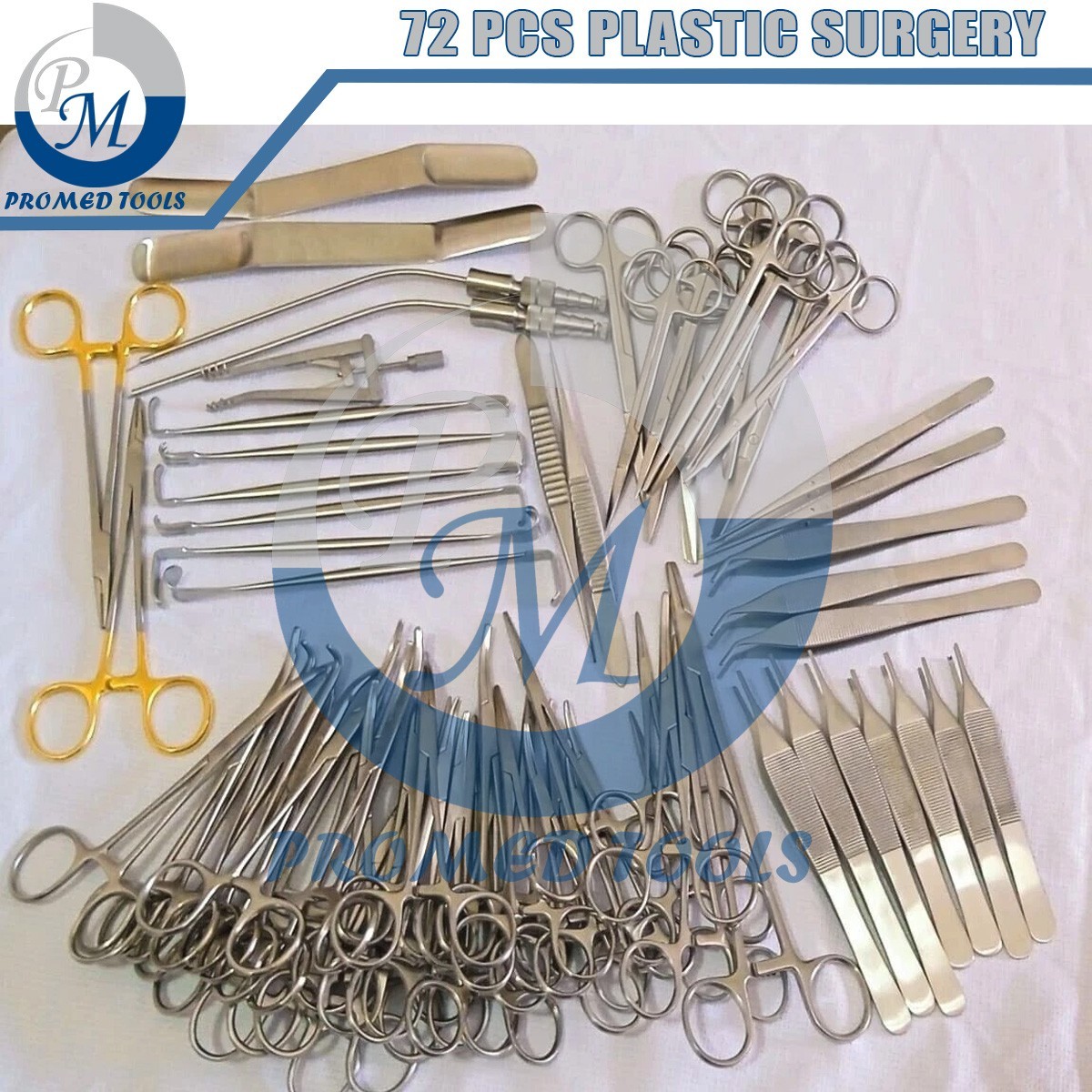 72 Pcs Plastic Surgery Surgical instruments Kit