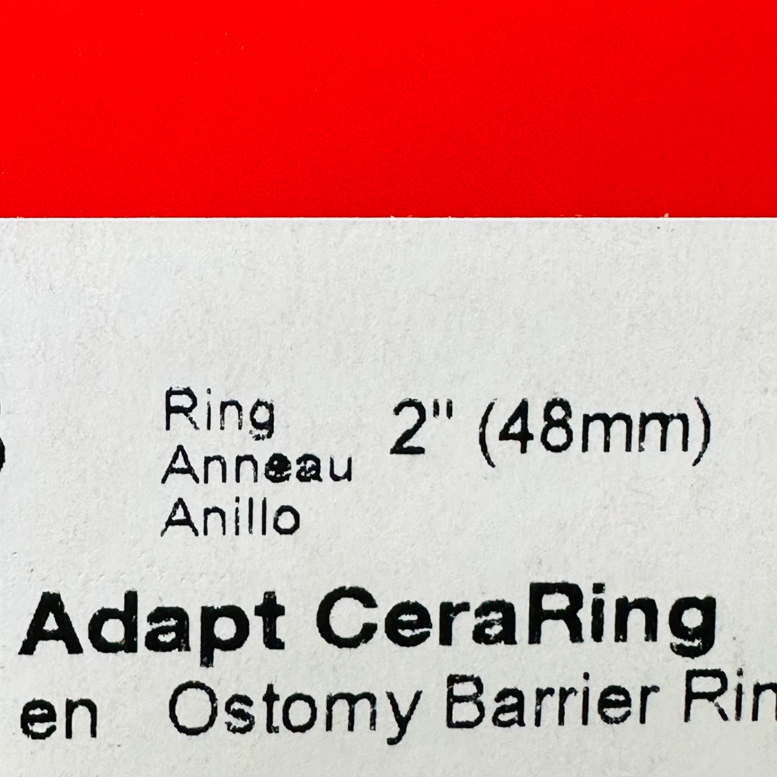 Hollister 8805 Adapt CeraRing Standard Barrier Rings 2″ Outer Diameter Box of 10