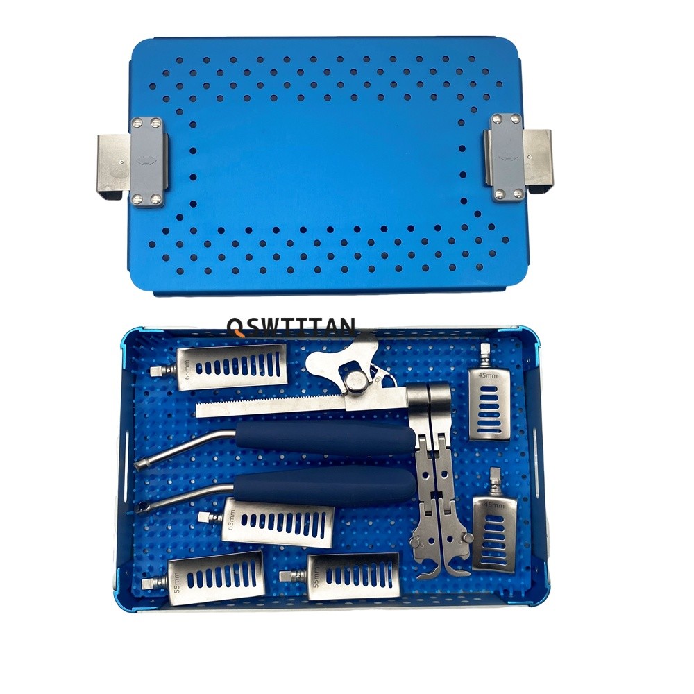Orthopedic Laminectomy Cervical Retractor Set with blade Double joints spreader