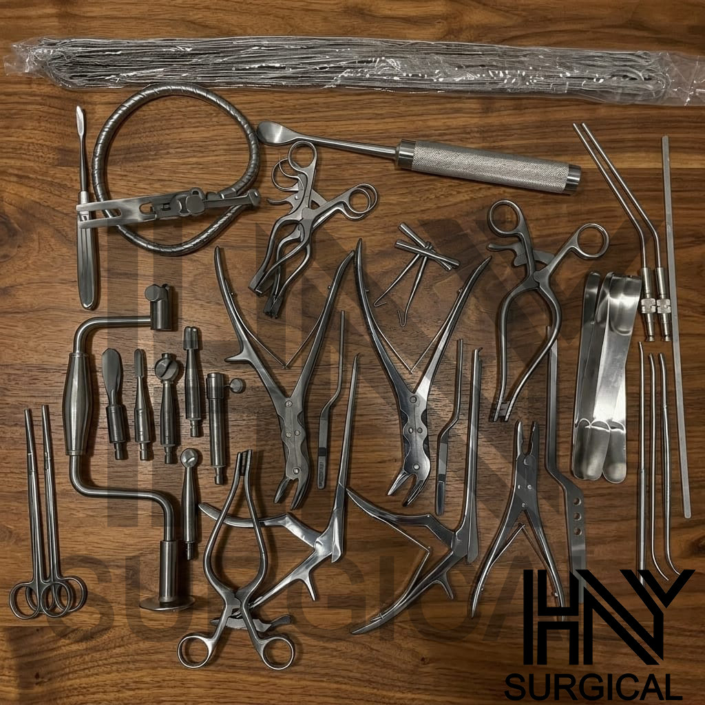 Basic craniotomy instruments set of premium quality