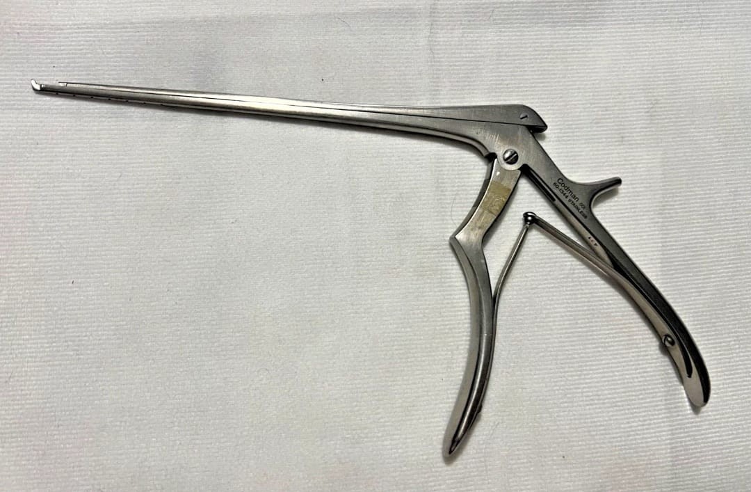 Codman 80-1344 Hardy Sella Kerrison Punch 1mm X 40° Upbite 7″ Length Neuro Spine