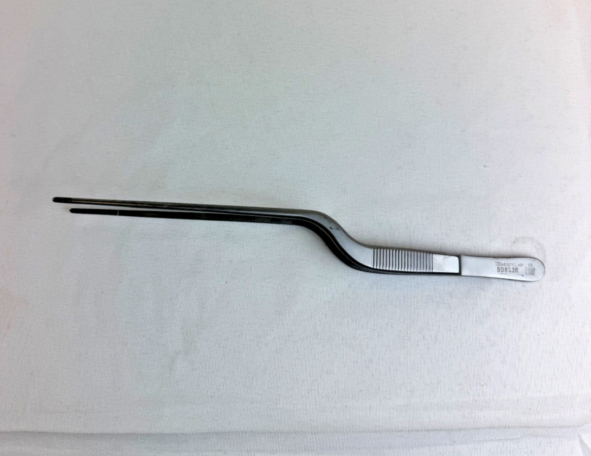 Aesculap BD883R GRUENWALD Dressing Forceps Straight Bayonet