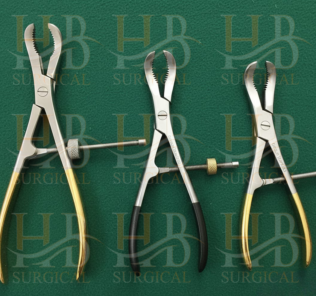 3 Pcs Set Of Bone Reduction Holding Forceps Orthopedics Surgical Instruments