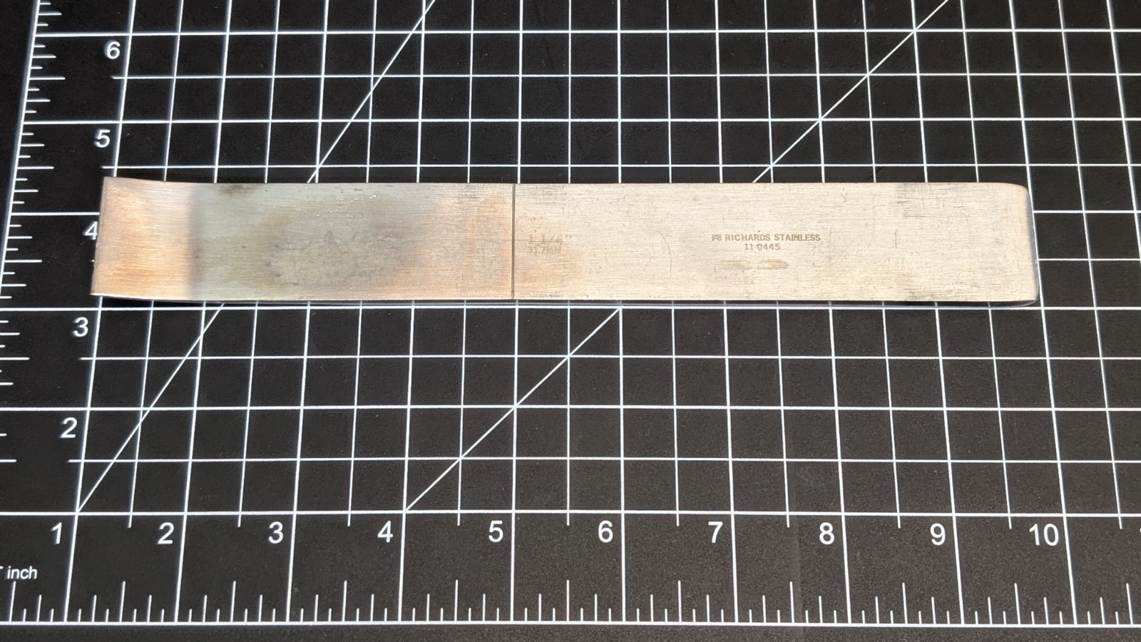 Richards 11-0445 32mm Curved Lambotte Osteotome Chisel Orthopedic Instrument