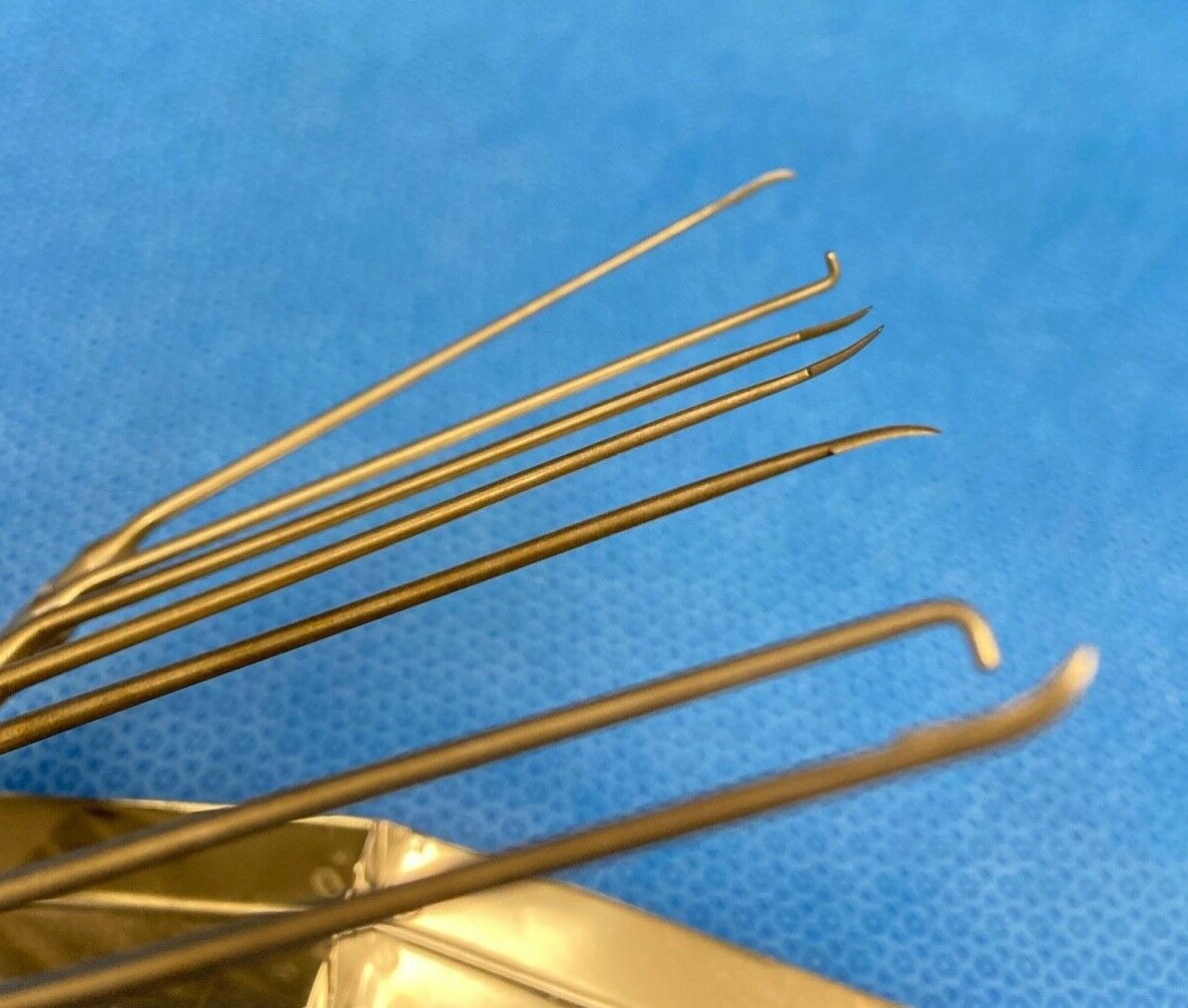 Richards 13-0615 Maxillary Sinus Probe Elevator & Knife Set w/ Case ENT Otology