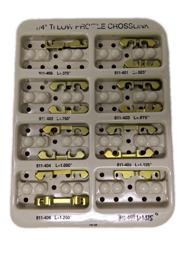 Medtronic 100-166 Sofamor Danek 1/4″ Low Profile Crosslink Module Instrument Set