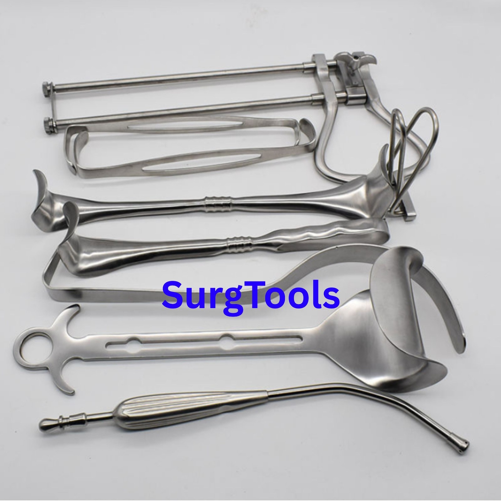 Stainless Steel Vaginal Speculum Retractor Set Gynecology Surgical Exam Kit