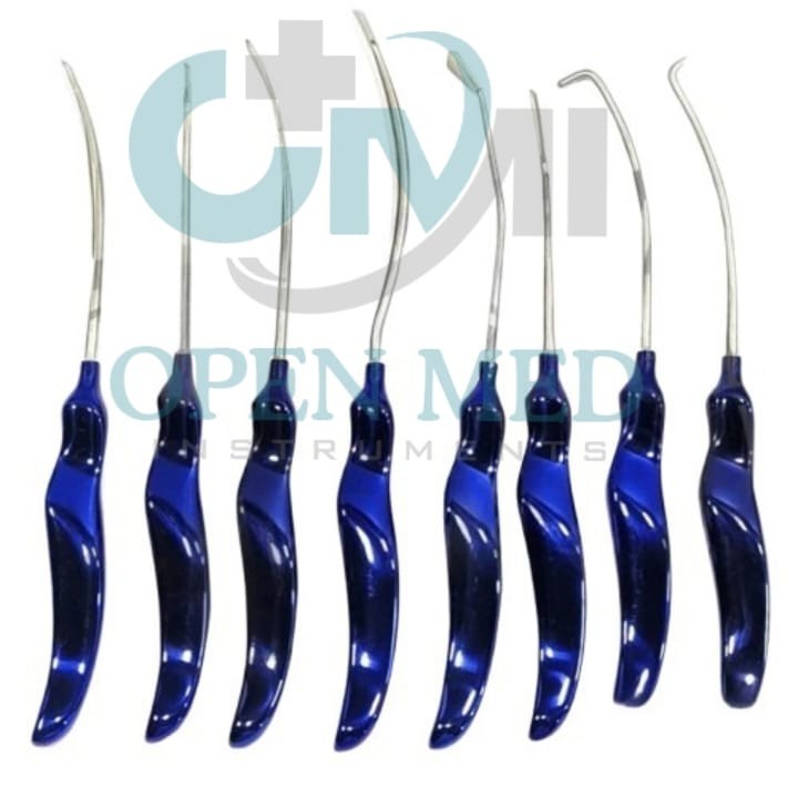 Face Lift Browlift Dissector & Elevator Set of 8 Pcs Plastic Surgery Instruments