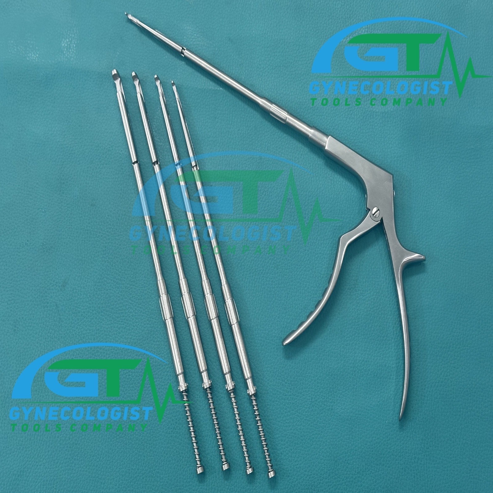 Interlaminar Kerrison Rotating Rongeur Set Spine Surgery Orthopedic Instruments