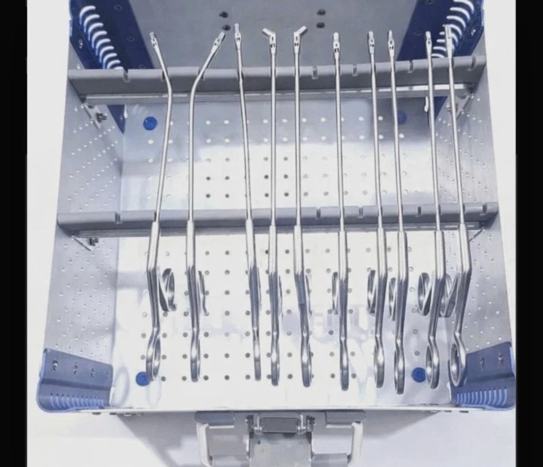Arthroscopy Forceps Set of 10 Pcs With Sterilization Box Knee Arthroscopy