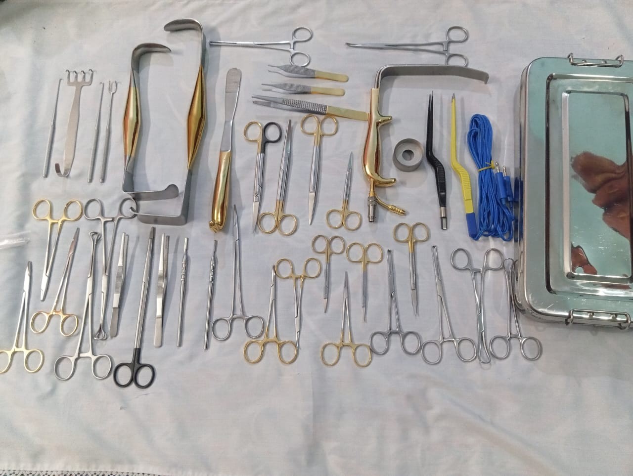 Tebbetts Breast Surgery Instruments Set of 38 PCs, Breast Augmentation Set