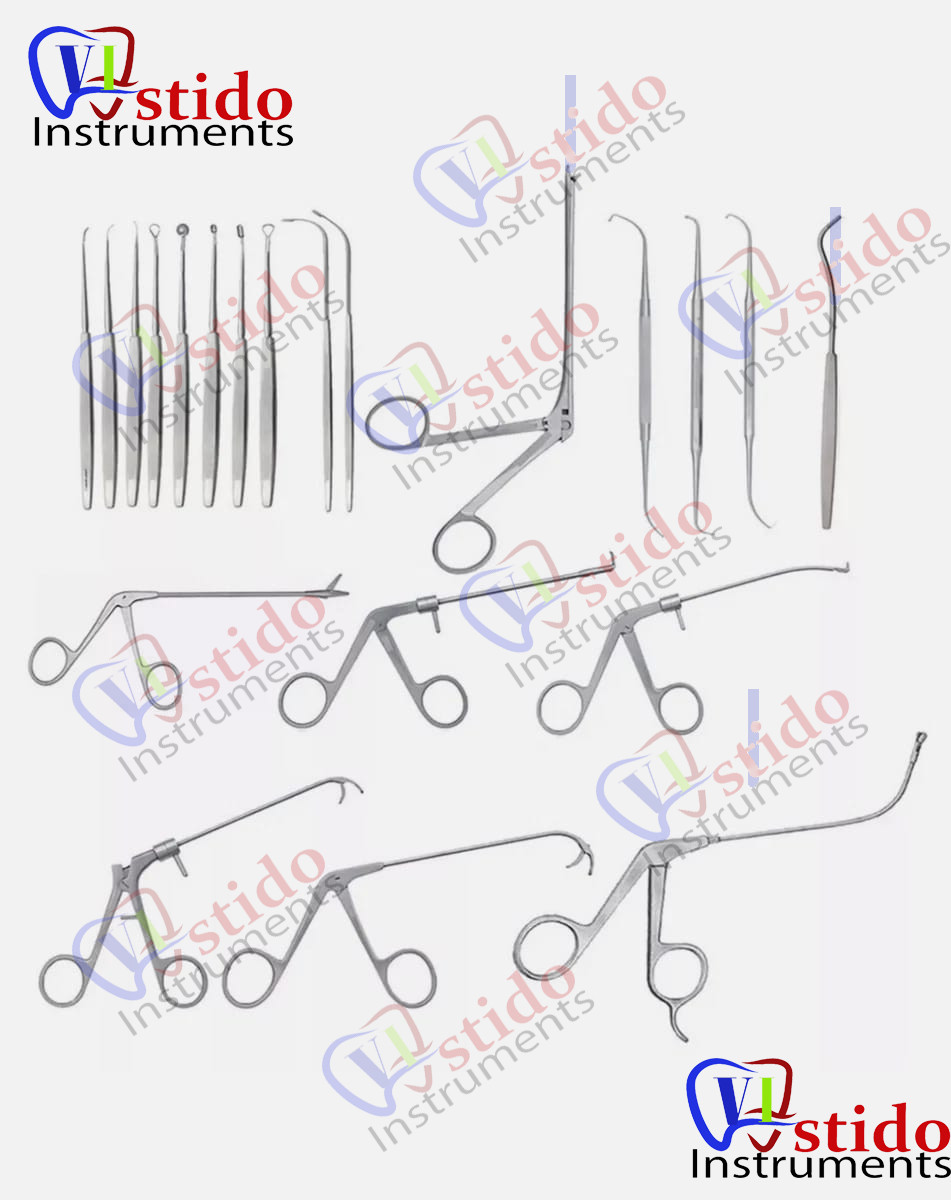 Fess Instruments Set Endoscopic Sinus Surgery Ent Instrument Set A+ German Steel