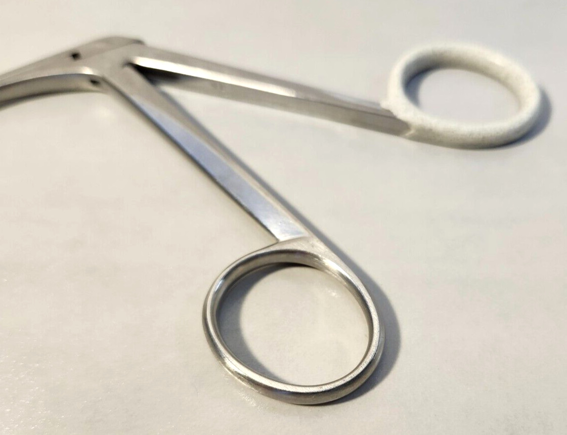 Richards 7023-0742 Curved Left Surgical / Biopsy Forceps