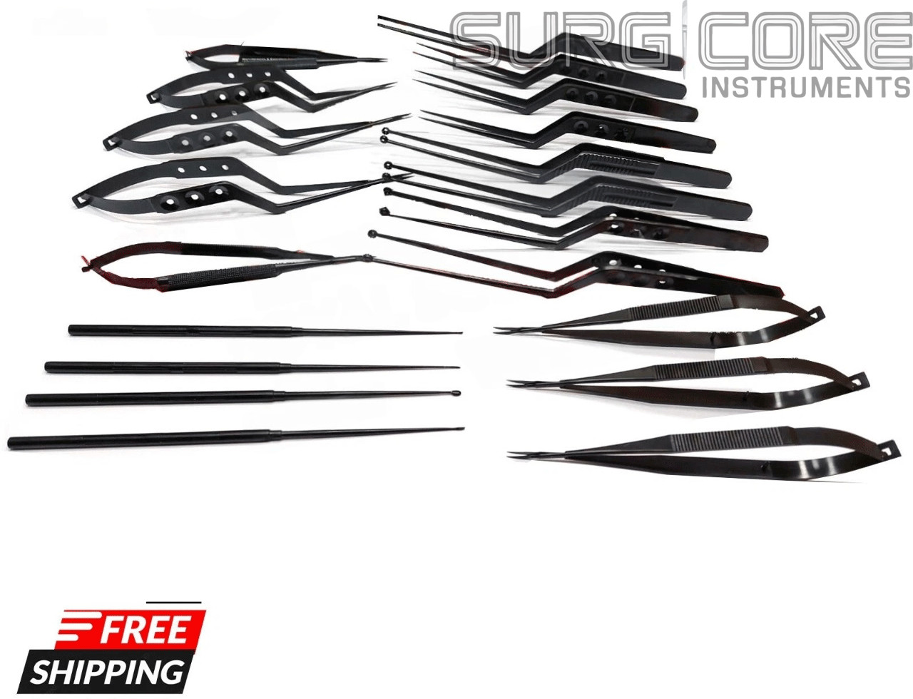 Kamiyama Micro neuro surgery instruments Set 20 Pcs surgical instruments