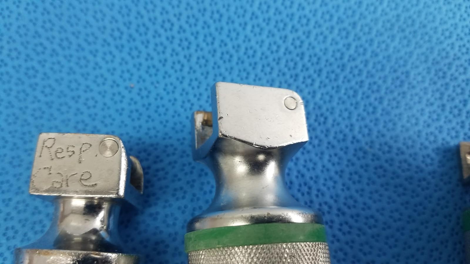 SunMed & Welch Allyn Fiber Optic Laryngoscope Handles – Lot of 5