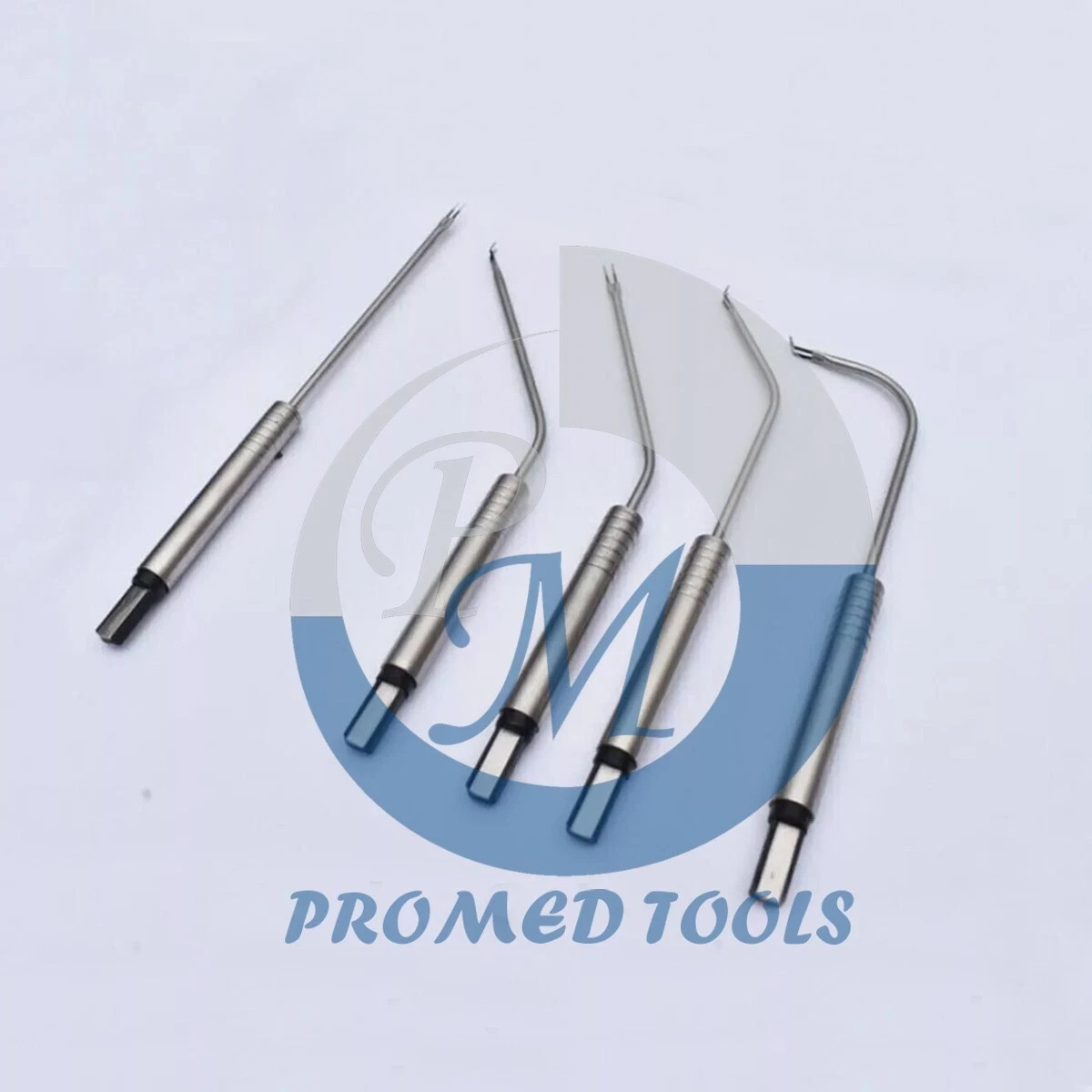 ENT Bipolar Electrodes Set of 5 Pieces with Cable Surgical Instruments Set