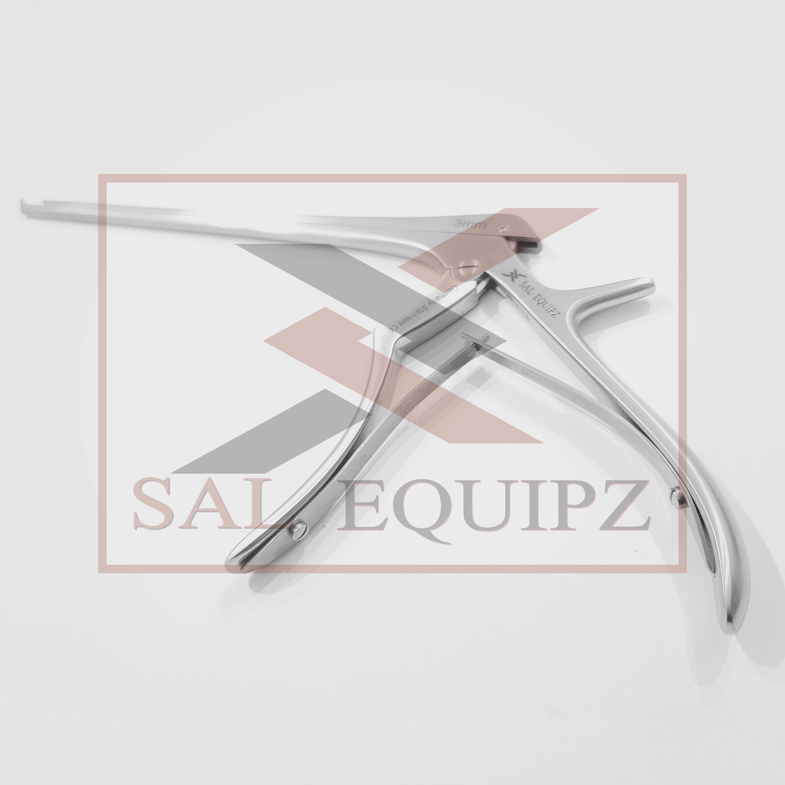 Ferris Smith Kerrison Rongeur 8″ Thin Footplate 40° UpBite 3mm