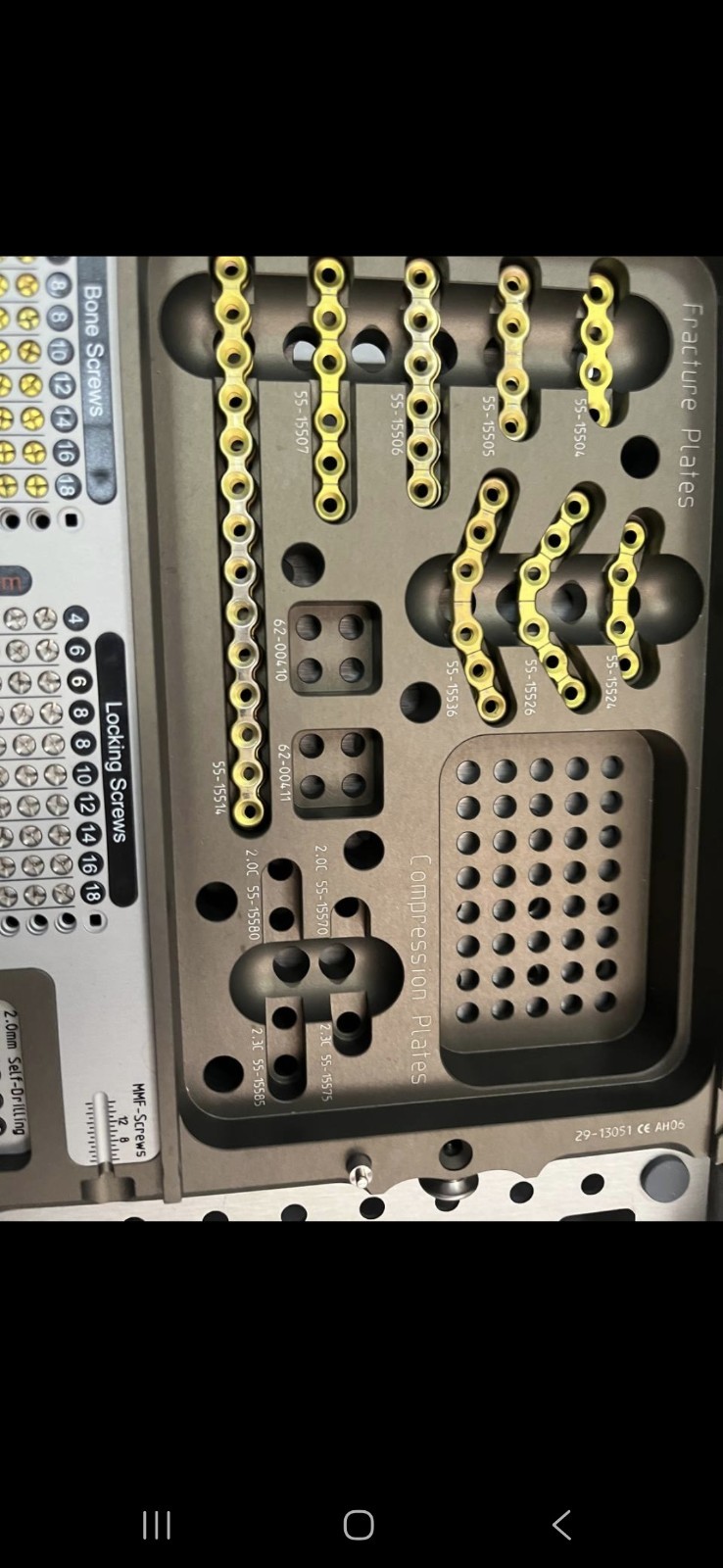 Stryker Assorted Titanium Fixation Plates and Screws Set