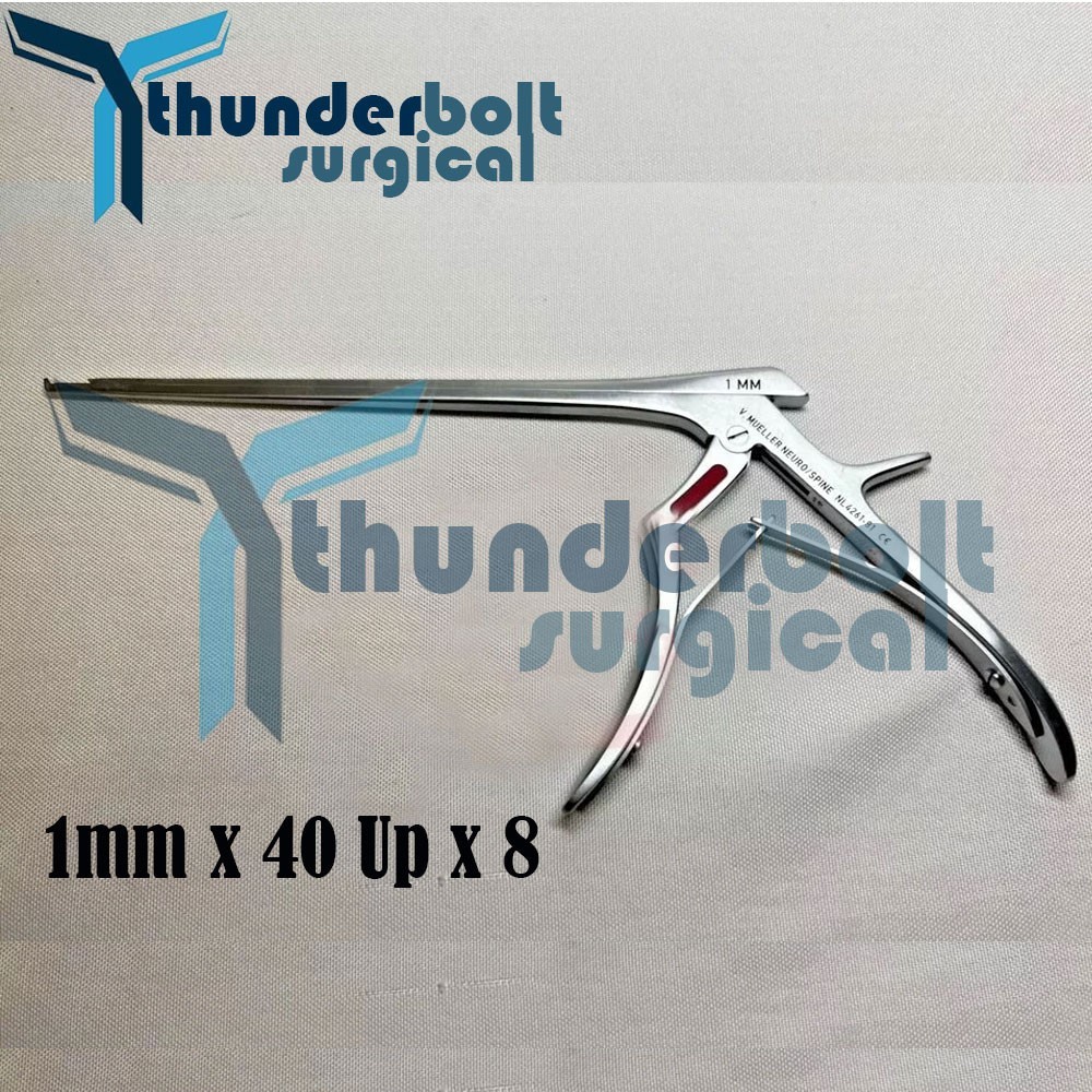V. Mueller NL 4261 Chroma Line 1mm x 40 Up x 8 Kerrison Rongeur