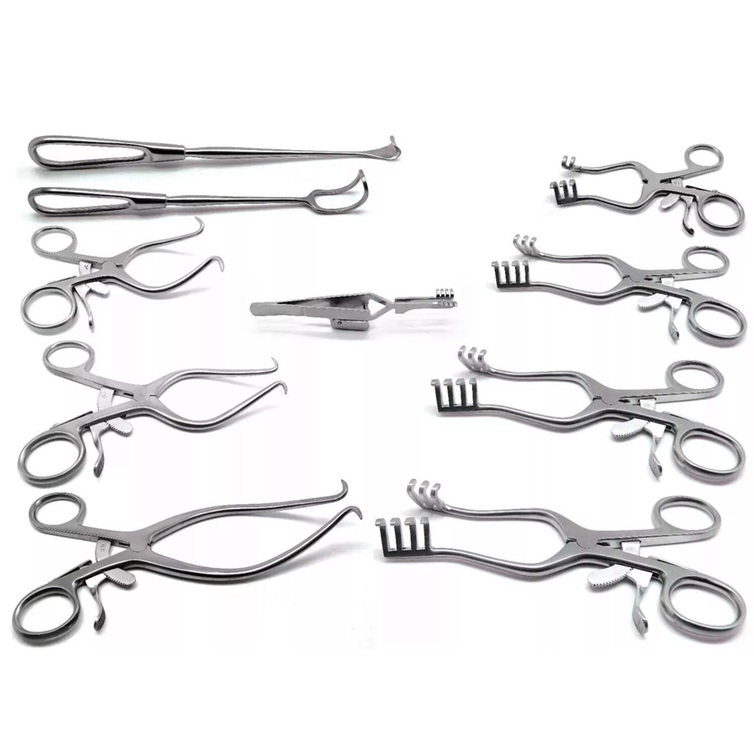 Surgical Veterinary Retractors Weitlaner Gelpi Premium Instruments Set of 10
