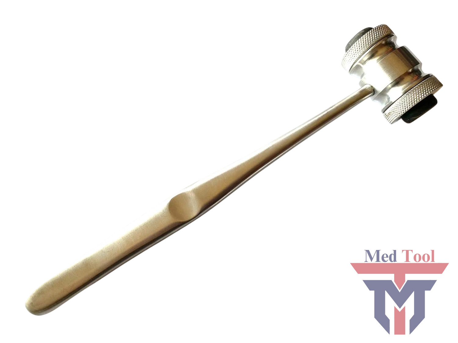 Mead Mallet 7.5″ Head 8oz with 2 Replaceable Nylon Caps Stainless German Grade
