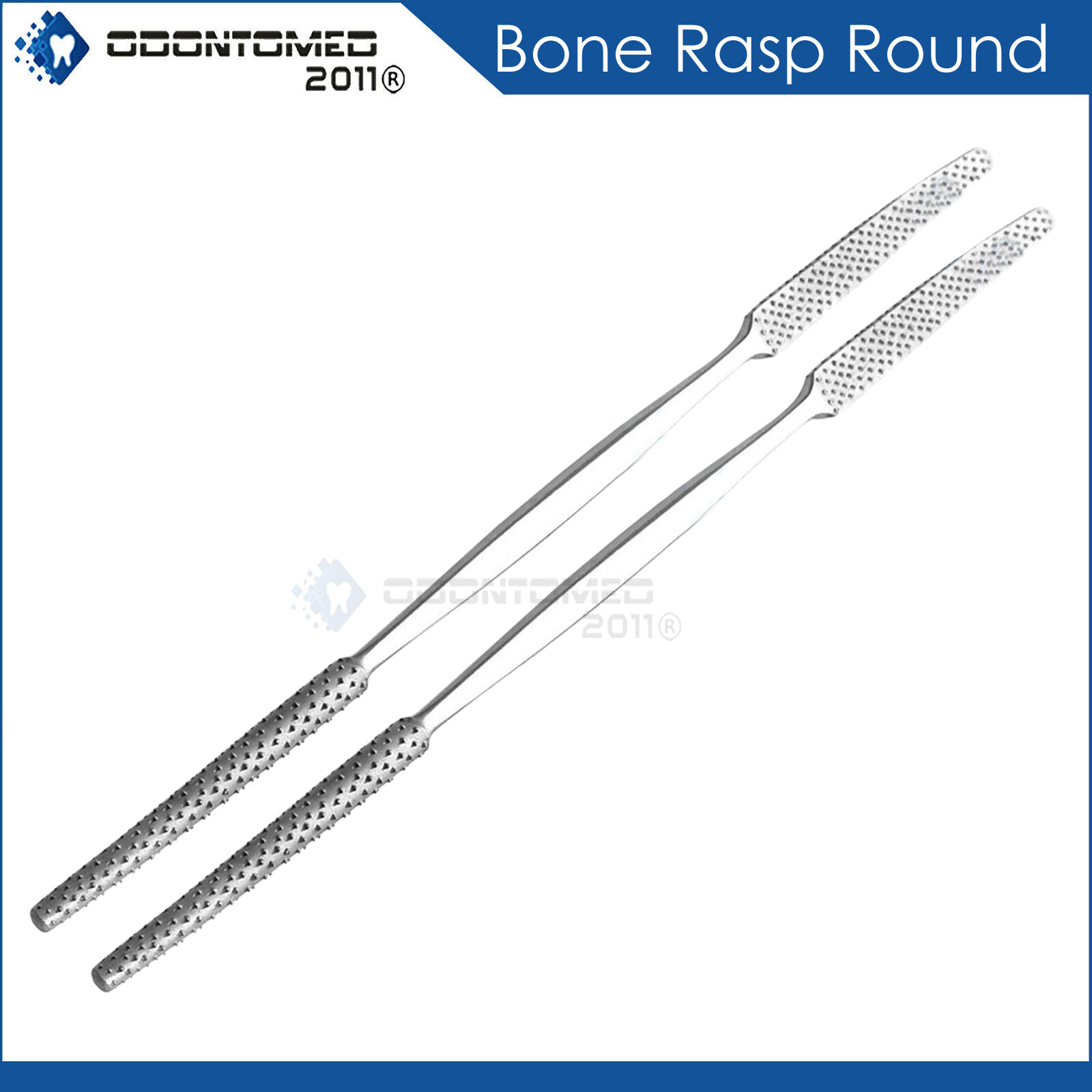 2 Putti Bone Rasp Round and Half Blades Orthopedic Surgical Instruments