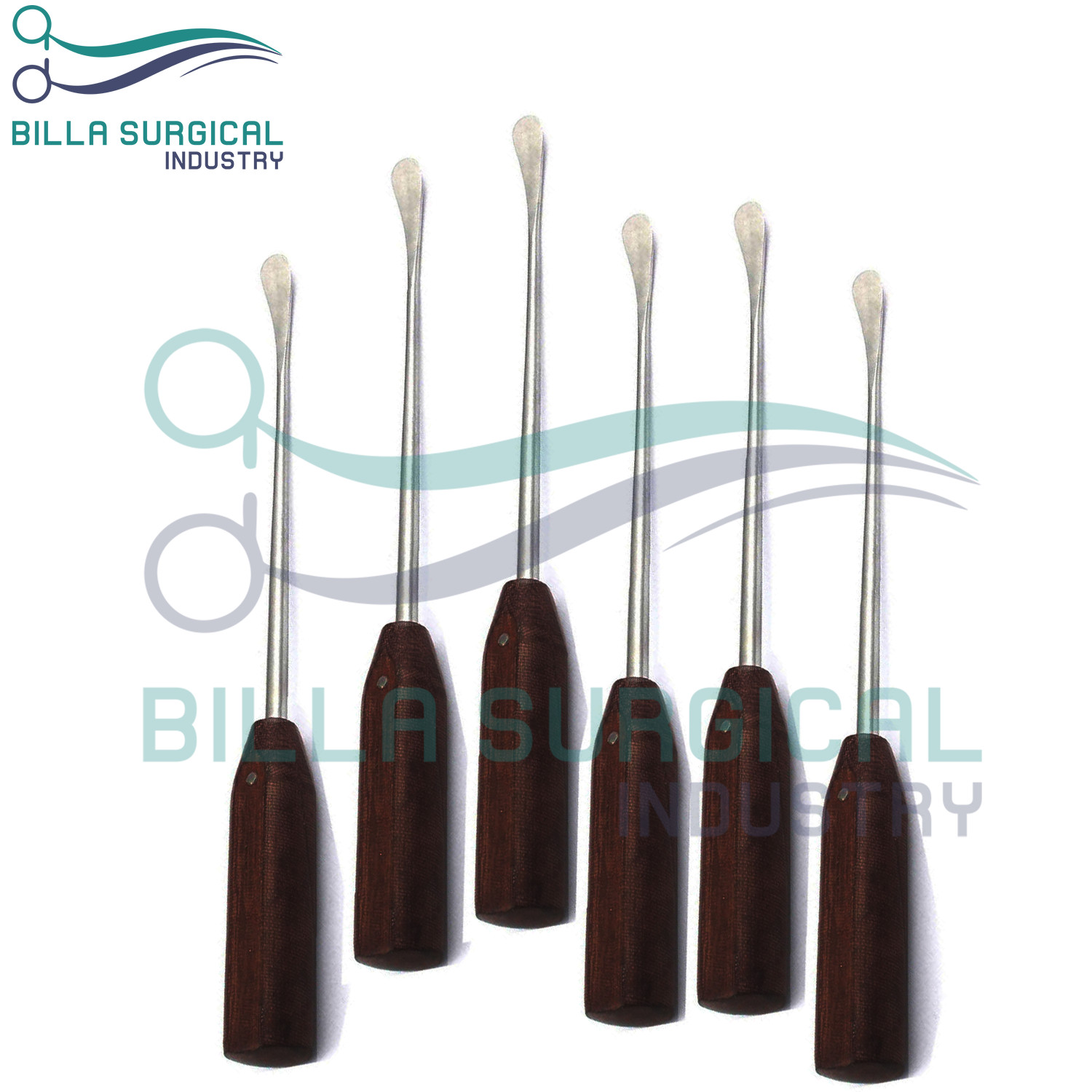 6 Pcs Set Cobb Elevators Spinal With Fiber Handle Surgical Orthopedic Instrument