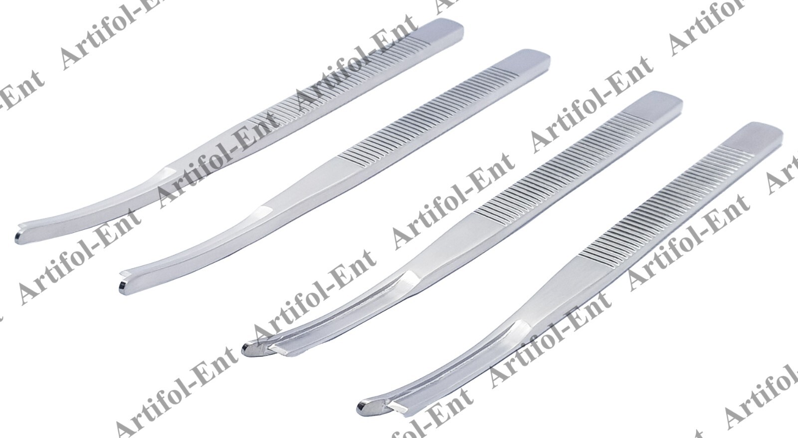 Silver Nasal Chisel 18cm Rhinoplasty Osteotome for Left and Right Side 2 Sets