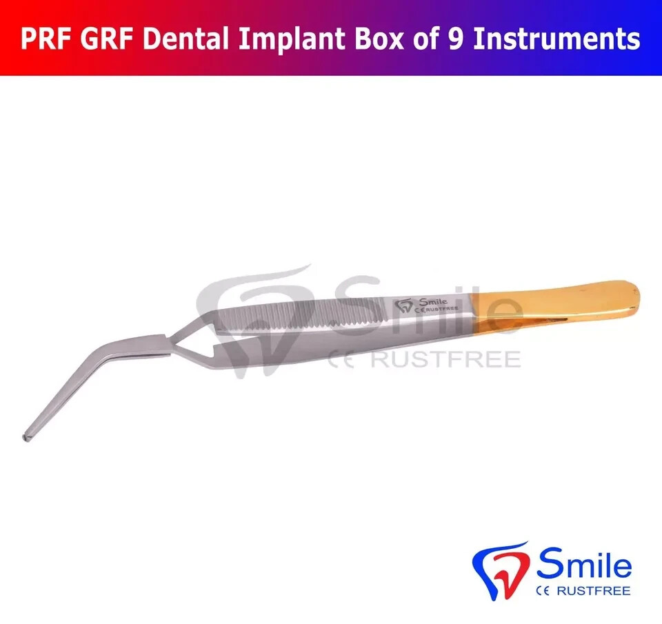 PRF & GRF Dental Implant 9 Instruments Surgical Dental Surgery Tools Kit