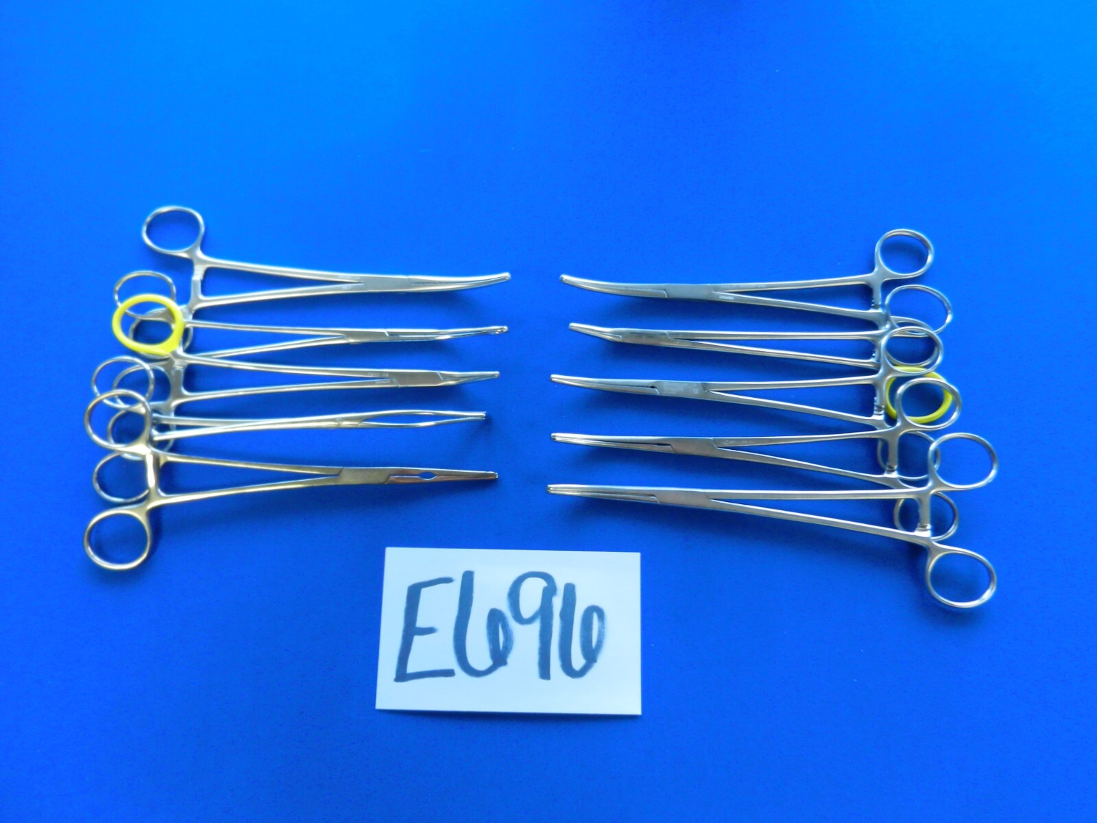 E696 Aesculap Pilling Codman Lot of 10 Forceps 20-22cm Overall Length