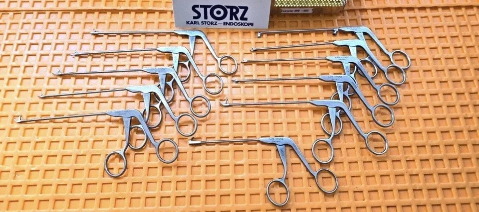 Karl Storz SilCut Arthroscopy Punches Instruments Set of 11 with Tray