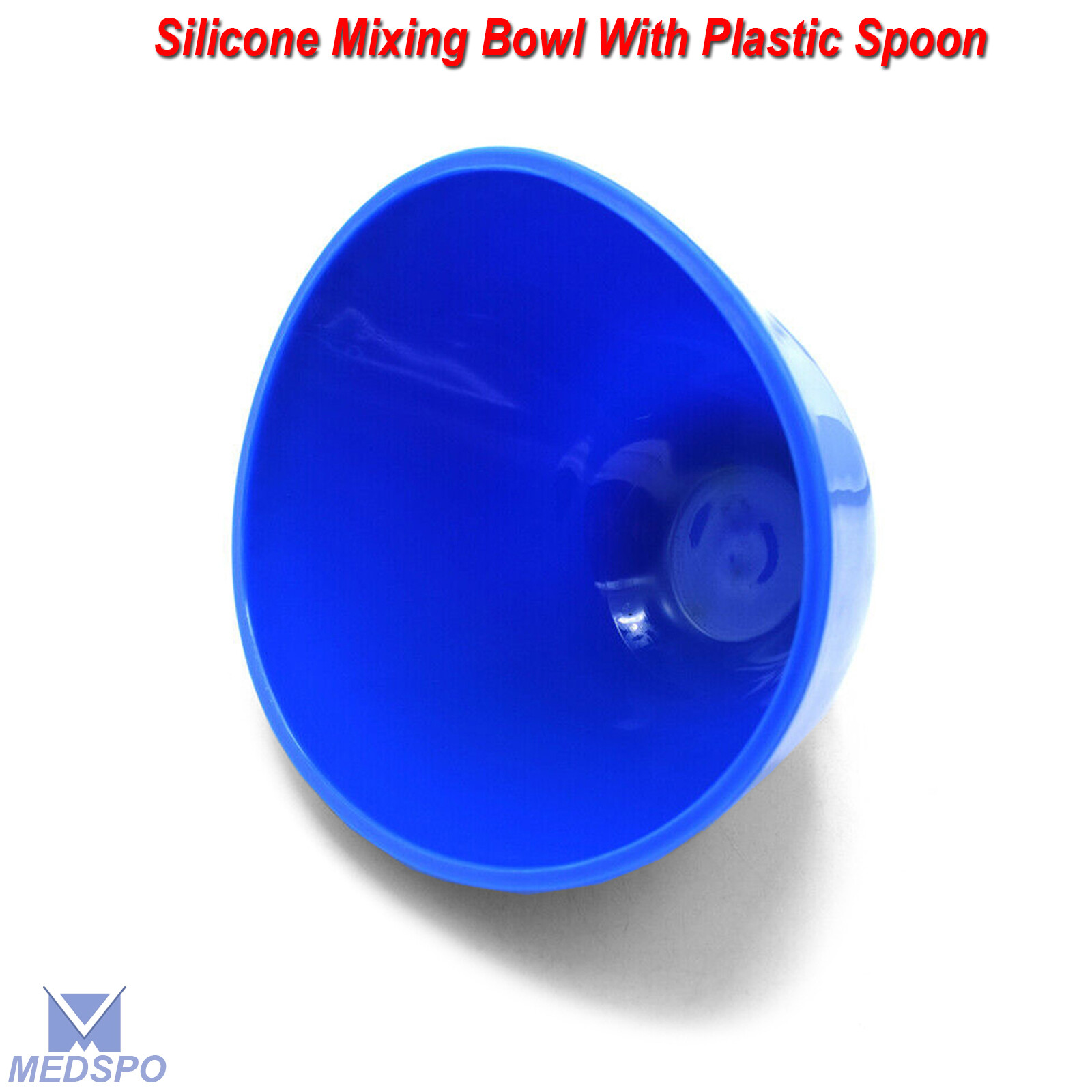 Dental Lab Mixing Bowl Blue Nonstick Flexible Silicone Rubber Hygienist Tools