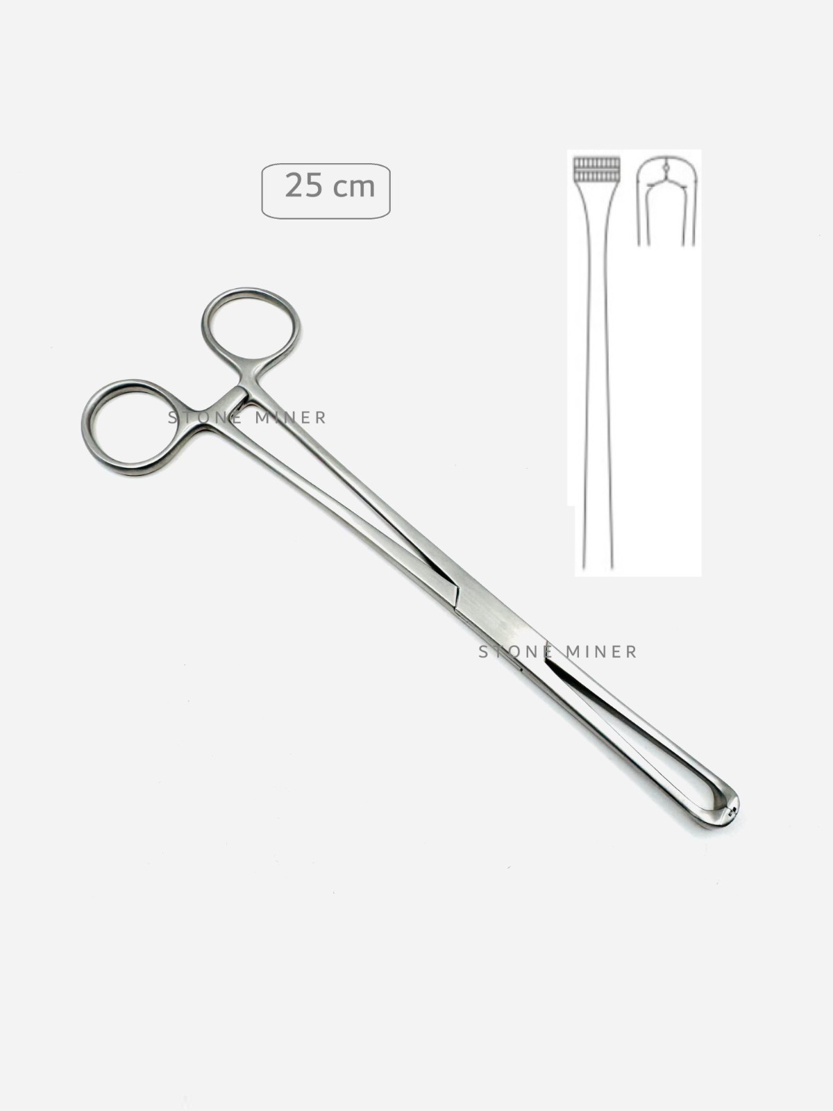 STEINMANN Tendon Holding Seizing Tunneling Forceps Orthopedic Instruments