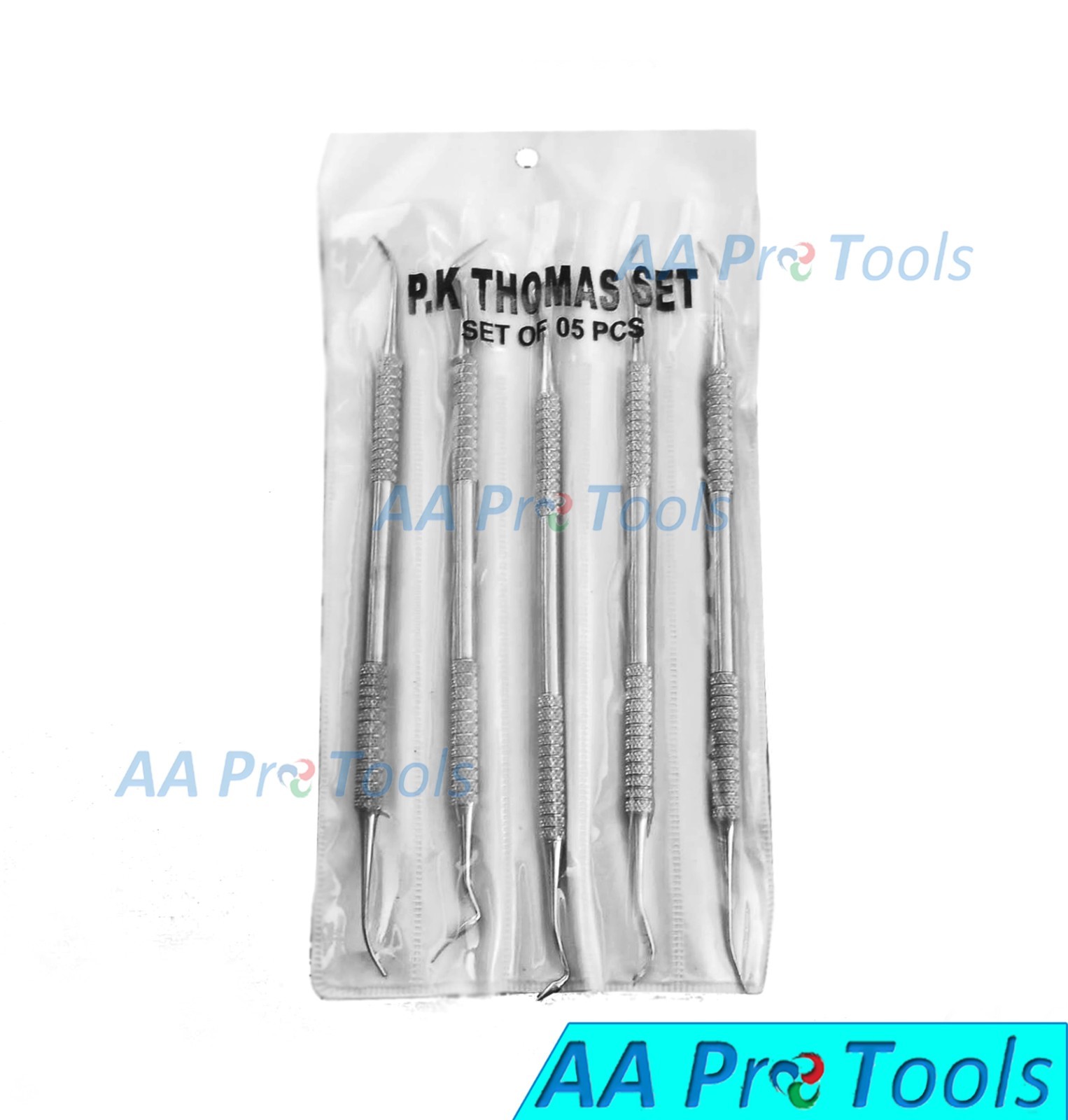 P.K. Thomas #1, 2, 3, 4, 5 Set Wax Dental Surgical Instruments 5 Pcs