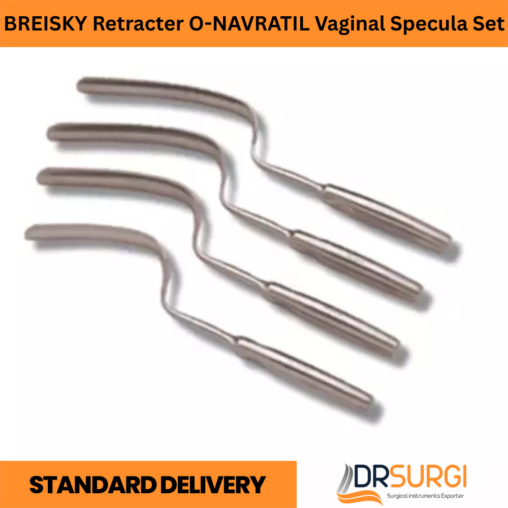 BREISKY Retracter O-NAVRATIL Vaginal Specula Set Of 4 Pcs Orthopedic Instruments