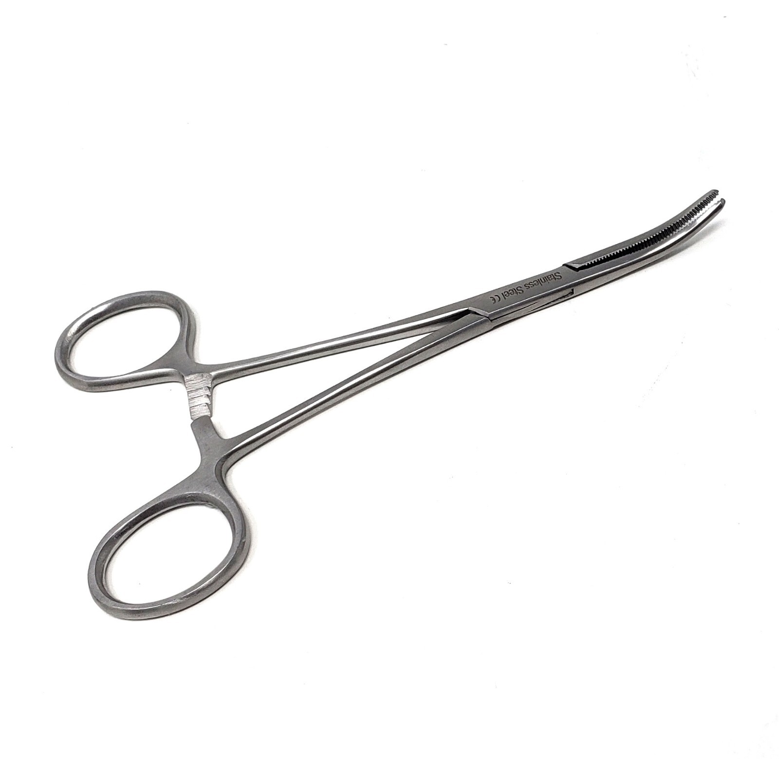 1 Pc New O.R GRADE Surgical LOCKING HEMOSTAT FORCEPS 5.5″ CURVED Stainless CE