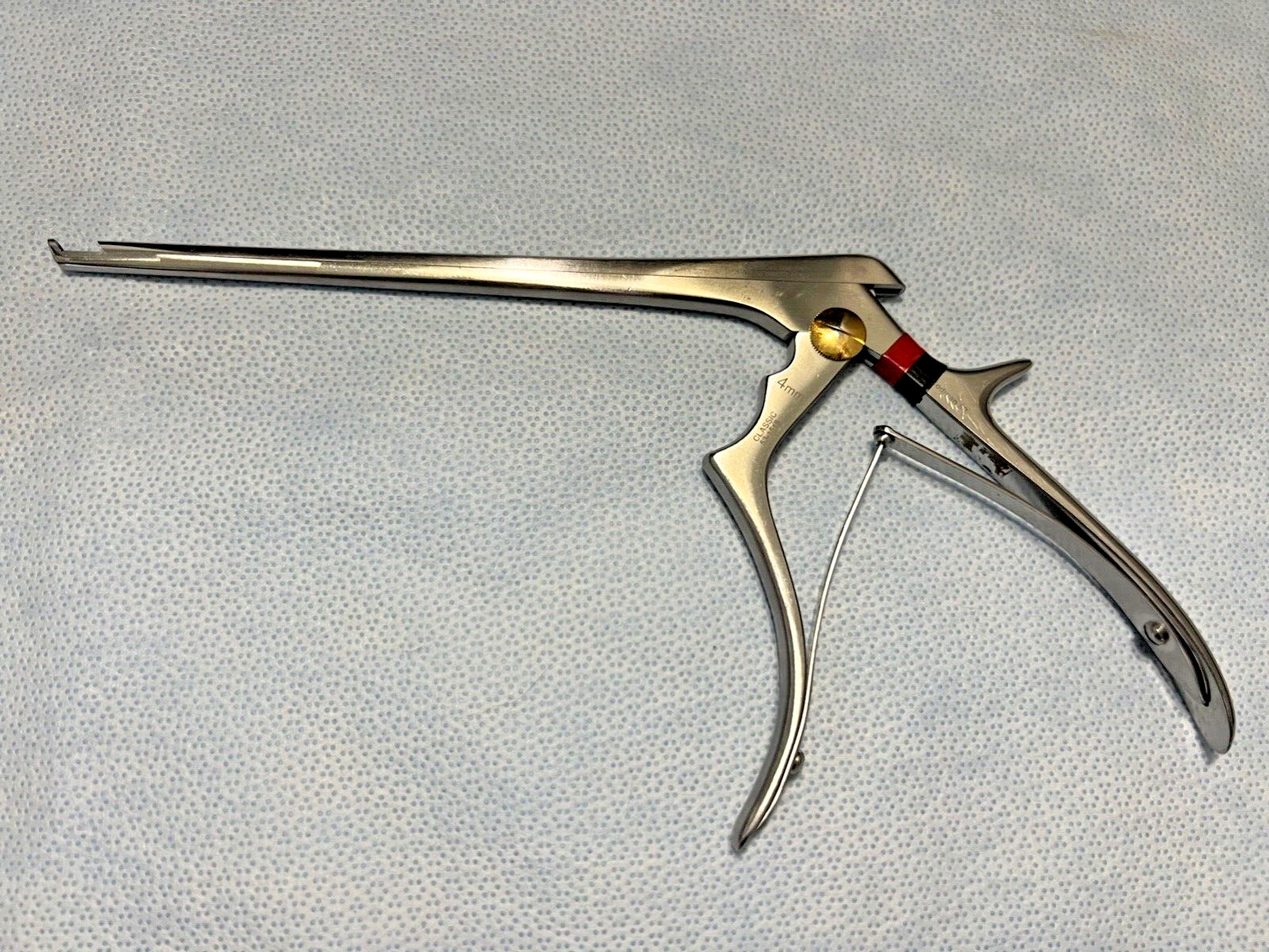 Codman Symmetry 53-1518 Cervical Kerrison Rongeur 4mm X 40° UpBite X 7″ Neuro