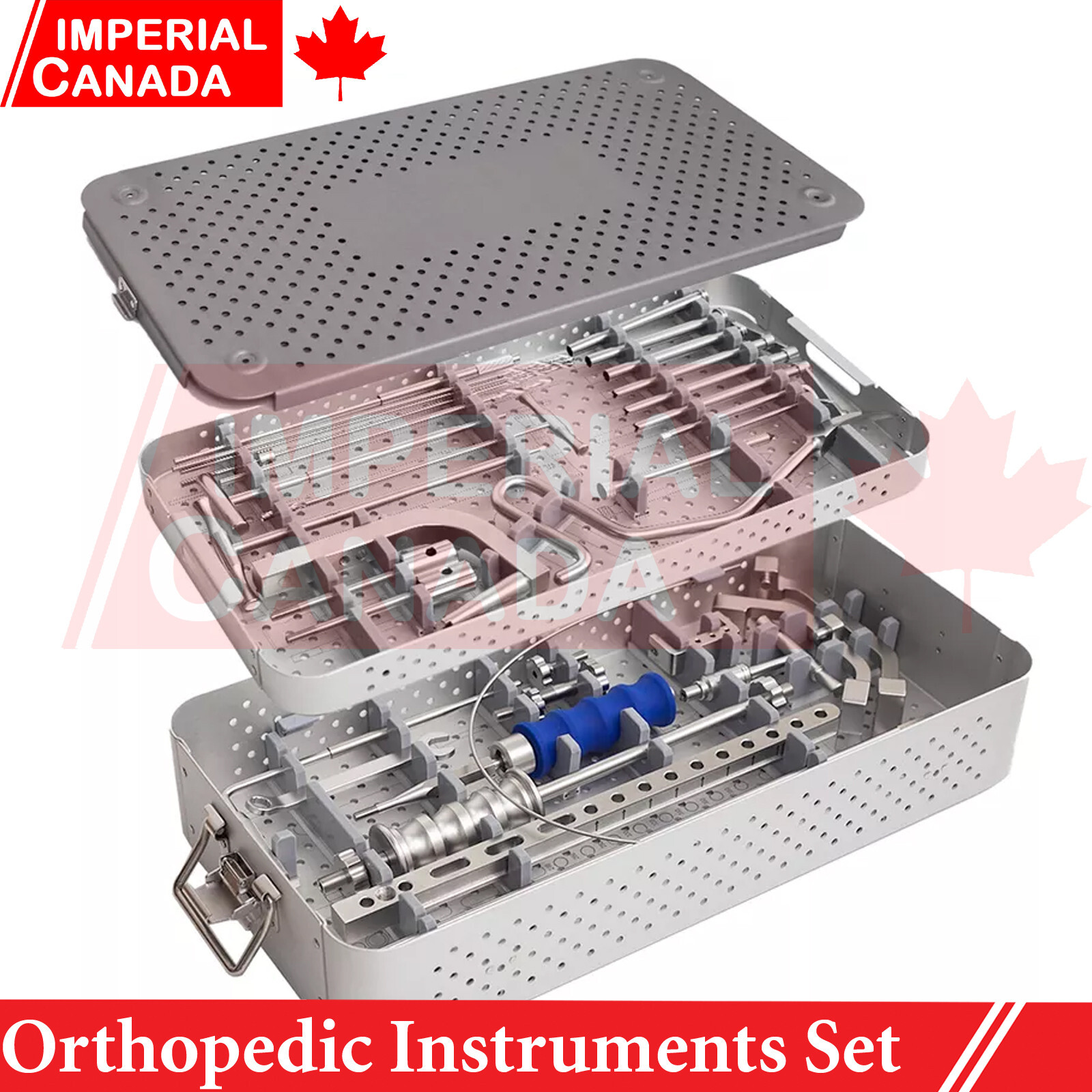 Tibial Femur Interlocking Intramedullary Nail Orthopedic Instruments Implant Set