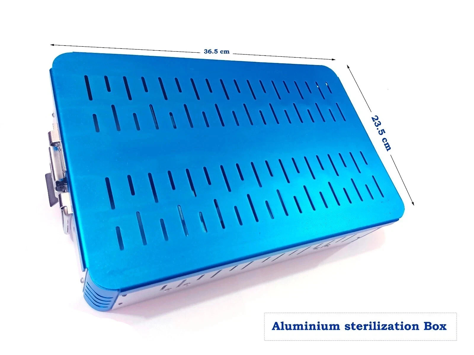 Aluminium alloy sterilization tray case double level surgical instruments