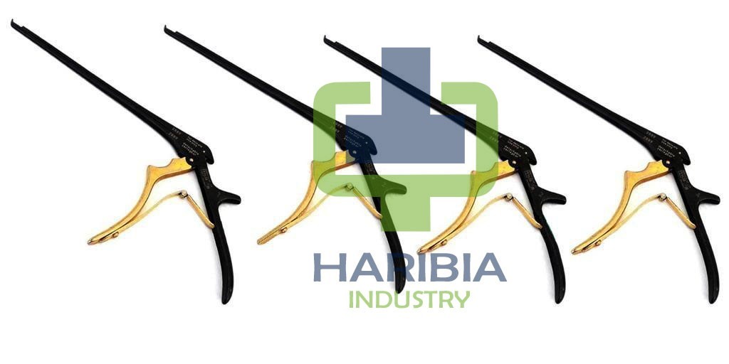 Detachable bone punch set Aesculap REF FK903R, Kerrison 9 1mm 2mm 3mm 4mm