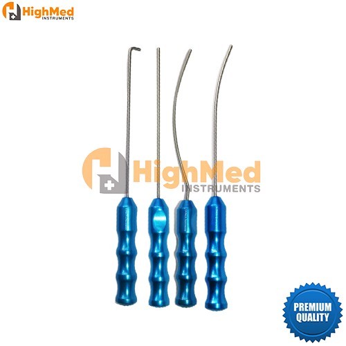 Viterbo’s Surgical Dissector Set 4pcs Facelift Gliding Brow Lift Plastic Surgery