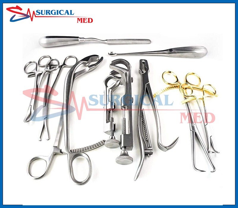 10 Assorted Orthopedic Surgical Instruments Custom Made Set – Premium-Quality