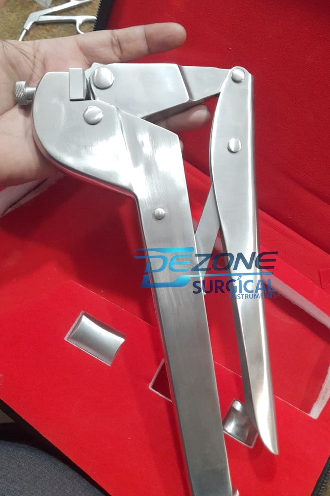 Plate Bending Pliers 10” for straight plates 2 anvils Orthopedic Instrument
